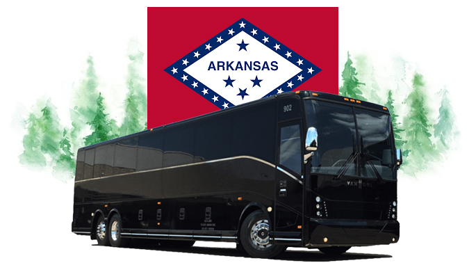 Charter Bus Rental in Arkansas - American Bus Sales - 866.574.9970